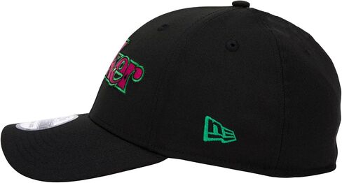 New Era The Joker Vintage Logo 39Thirty Fitted Hat (US, Alpha, Medium, Large, Black) in Saudi Arabia
