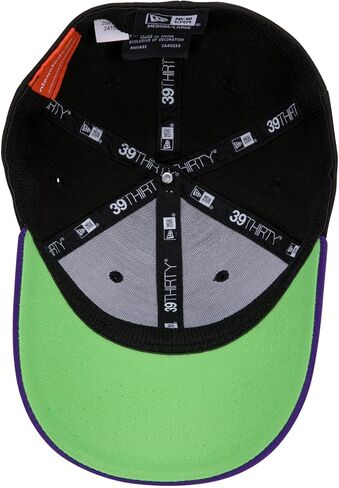 New Era The Joker Vintage Logo 39Thirty Fitted Hat (US, Alpha, Medium, Large, Black) in Saudi Arabia