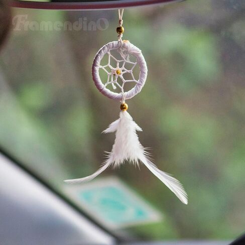 Framendino, 20 Pack 2 Inch Clear Plastic Dream Catcher Ring Round Floral Hoops Ring Circle Hook for DIY Crafts in Saudi Arabia
