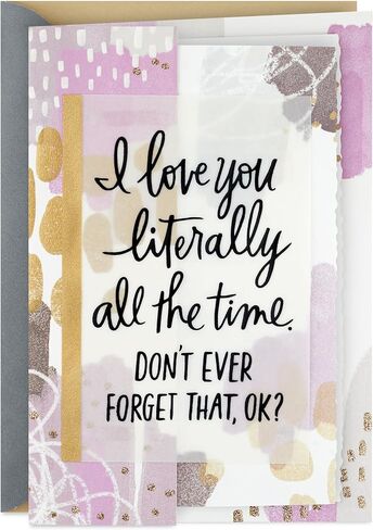 Hallmark Anniversary Card for Husband, Wife, Boyfriend, Girlfriend (Love You All the Time) in Saudi Arabia