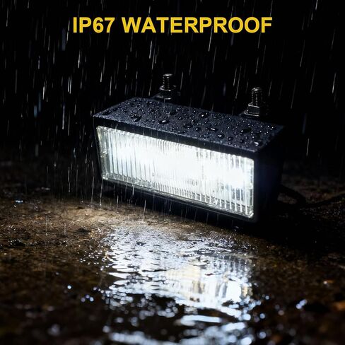 ضوء لوحة ترخيص LED مع دعامة فولاذية، مصباح علامة مقطورة عالمي مقاوم للماء 12 فولت لشاحنة RV قارب فائدة شبه شاحنة، متوافق مع DOT، غطاء ABS، تصميم غاطس in Kuwait