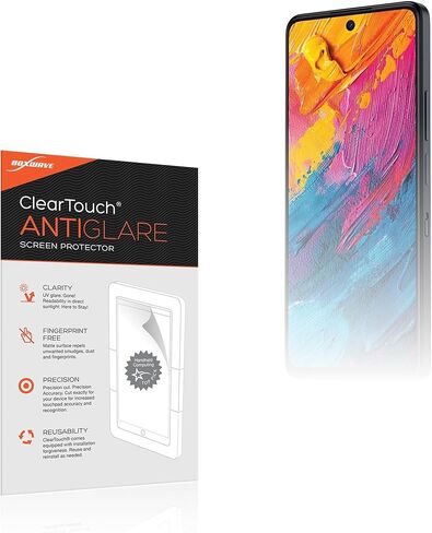 واقي شاشة BoxWave متوافق مع TCL 60 XE Nxtpaper 5G - ClearTouch مضاد للتوهج (عبوتان)، طبقة رقيقة غير لامعة مضادة لبصمات الأصابع in Kuwait