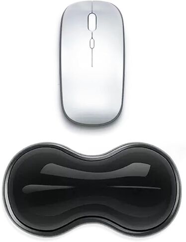 Wrist Rest for Keyboard and Mouse, Ergonomic Gel Keyboard Wrist Rest for Effortless Typing & Pain Relief, Cool Silicone Gel Wrist Support Pad for Gaming, Computers, Laptops, Office in Saudi Arabia