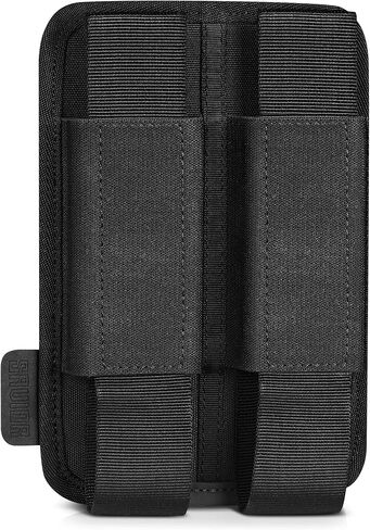 Savior Equipment Tactical Double Pistol Extended Open-Top Mag Pouch Holder Handgun Magazine Storage, Elastic Band to Hold Tight, Hook-Backed Panel, Tan in Kuwait