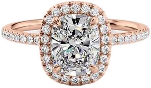 1–5 Ct Elongated Cushion Cut Lab Grown Diamond Ring VVS2 10K 14K 18K Solid Gold Lab Grown Diamond Engagement Ring Halo Solitaire Wedding Bridal Anniversary Ring Valentine Gift for Her(IGI Certified) in Saudi Arabia