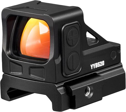 YYB520 RMSc/RMS/RMR Red Dot Sight for Pistol - 3000G Shock-Proof/IPX7/Motion Activation/Side Batt Comp/Multi-reticle/11 Illumination/Prem Opt Glass/Incl MOS & Picatinny Adptr Plates in Saudi Arabia