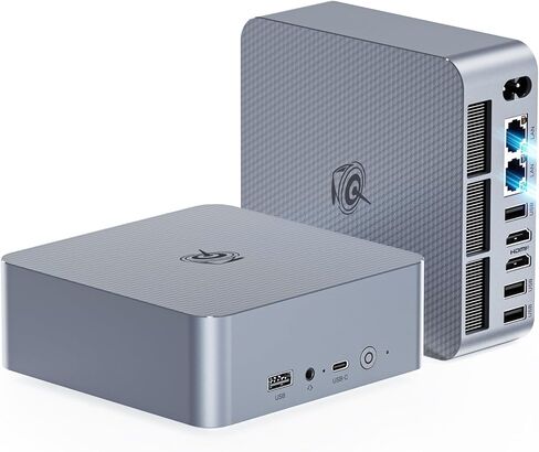 Beelink MINI S12 Mini PC,Intel 12th Gen Alder Lake-N95 Processor(4C/4T,up to 3.4GHz),Mini Computer 8GB DDR4 RAM 256GB SSD,Support 4K Dual Display,WiFi 5/BT4.2/USB3.2/2.5G LAN/WOL/Auto Power On in Kuwait
