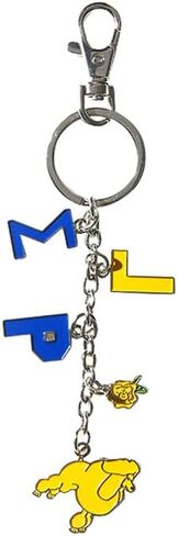 Delta Sigma Theta Adult Durable Metal Key Keeper, Mascot Charm & Letter Key Ring with Self-Locking Metal Gate Clip for for Men Women in Saudi Arabia