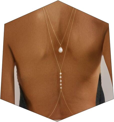 سلاسل الجسم الذهبية للنساء ذات الطبقات بيكيني مثير للشاطئ، سلسلة خصر قابلة للتعديل، إكسسوارات مجوهرات للجسم للنساء in Kuwait