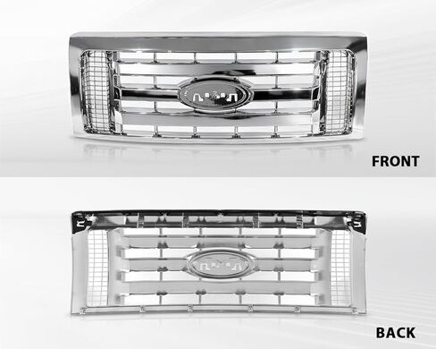 Front Bumper Upper Grille Grill Fit for 2009-2014 Ford F150 XLT Matte Black Grill Replacement 9L3Z8200A, FO1200510 in Saudi Arabia
