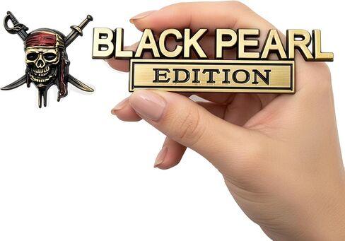 Black Pearl Edition Skull Decal Emblem Set - Premium Door Inserts and Comprehensive Car Body Accessories for Front, Rear, Sides, Hood, Trunk, and Bumper (Matte Black) in Saudi Arabia