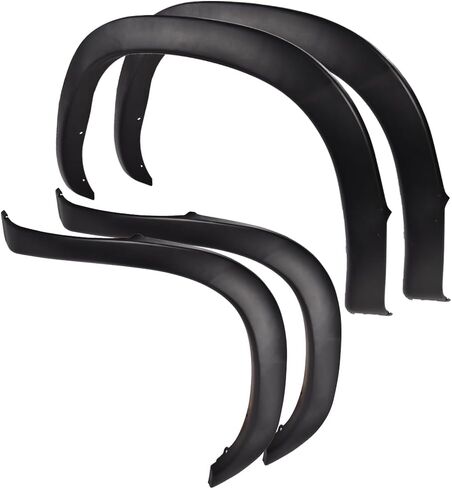 LQI Fender Flares متوافقة مع طرازات Dodge Ram 2500/3500 2010 2011 2012 2013 2014 2015 2016 2017 فقط (لا تناسب طرازات الكابينة المزدوجة والهيكل) ملحقات غطاء العجلة المزخرفة in Kuwait