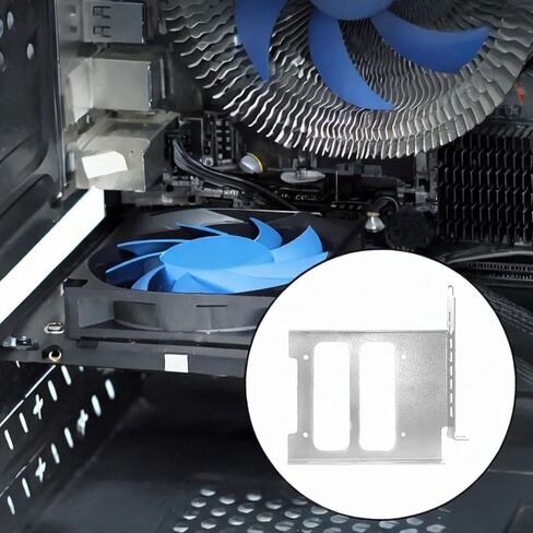 مجموعة تركيب محرك الأقراص الداخلية لمحول Drive Bay لـ PCI SSD HDD، محول SSD معدني قوي، دعامة تثبيت HDD - 3.5 بوصة أسود in Kuwait