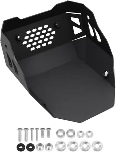 لوحة انزلاقية لحماية المحرك السفلي متوافقة مع CFMOTO Ibex 450 2025، سبائك الألومنيوم، القطع بالليزر، طلاء المسحوق، فضي، ملحقات CFMOTO Ibex 450، واقي المحرك CFMOTO Ibex 450 in Kuwait