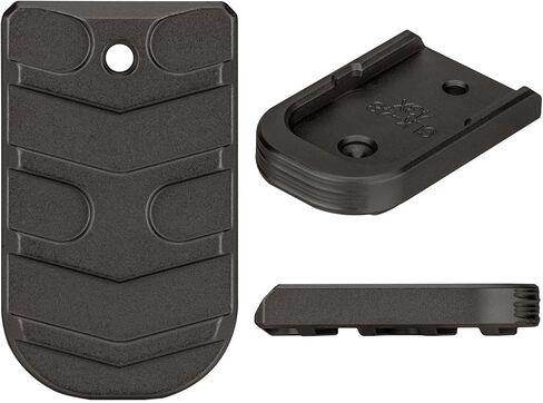 لوحة قاعدة أرضية لمجلة الأداء NDZ لـ Glock 43X/48 9 مم، قطع Aspis - امتداد الإصبع، ترقية متينة من الألومنيوم لقبضة محسنة - اختر اللون وحجم العبوة in Kuwait