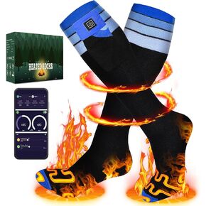 Wool Ski Socks for Men & Women – Thick Thermal Knee High Winter Sock for Skiing, Snowboarding & Cold Weather – Warm Wool Blend, Cushioned, Moisture Wicking Snow Socks in Saudi Arabia
