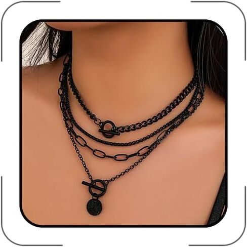 القلائد الذهبية الطبقات للنساء مكتنزة الذهب القراصنة قلادة فاسق 80s 90s قلادة مشبك ورق ربط سلسلة المختنق القلائد قلادة لذيذ الكوبي التراص عملة قلادة قلادة الذهب القراصنة المجوهرات in Kuwait