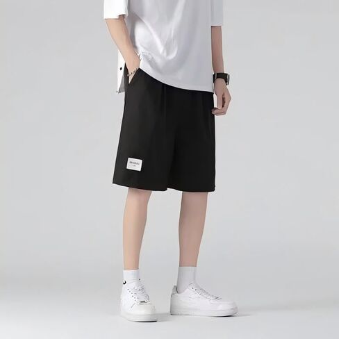 Men's Summer Lightweight Ice Silk American Streetwear Loose Athletic Lounge Pants Breathable Moisture Wicking Daily Wear in Saudi Arabia