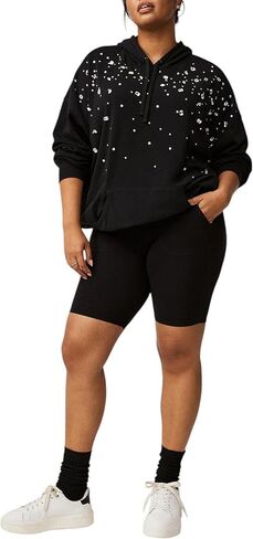 شورت الدراجة Torrid للسيدات بمقاس كبير - شورت للدراجة بجيب جانبي 9 بوصة in Kuwait