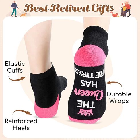 Retirement Gifts Ideas Socks - Best Retirement Gifts Retired Teacher, Funny Retirement Socks Women Retired Socks Men in Saudi Arabia