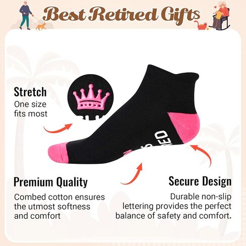 Retirement Gifts Ideas Socks - Best Retirement Gifts Retired Teacher, Funny Retirement Socks Women Retired Socks Men in Saudi Arabia
