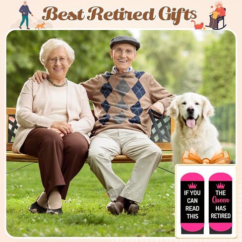 Retirement Gifts Ideas Socks - Best Retirement Gifts Retired Teacher, Funny Retirement Socks Women Retired Socks Men in Saudi Arabia