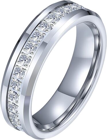 3mm Turquoise Titanium Wedding Bands Ring for Women White Gold Plated Titanium Eternity Promise Rings for Her Him Comfort Fit Birthstone Bands Ring in Saudi Arabia