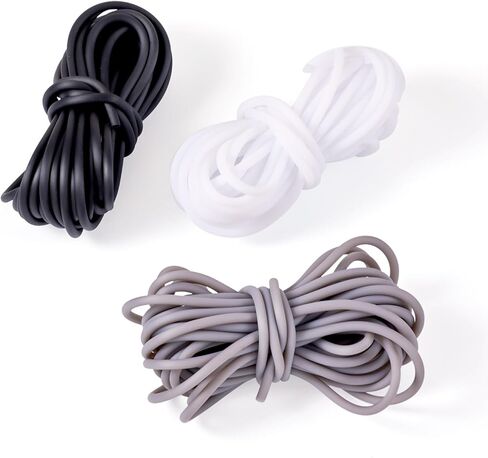 32.8 ياردة 2 مم أسلاك مطاطية حياكة حبال حلاقة 2 مم مطاط غرزة حارس مطاط 6 ألوان أنبوب مجوف من مطاط السيليكون سلك لسوار القرط وقلادة صنع المجوهرات in Kuwait