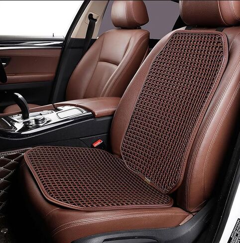 New Summer Cooling Ventilated Big Air Mesh Seat Cushion Pad for Car,Universal Breathable Vented Seat Cover Fits Car SUV Truck Van Pickup for Driving Seat(Black-SeatCushion-1Pcs) in Saudi Arabia