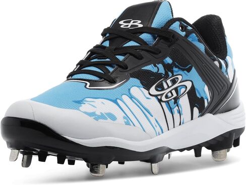 Boombah Viper Men's Metal Cleat - Graffiti Drip - Multiple Color Options - Multiple Sizes in Saudi Arabia
