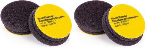 Koch-Chemie - Fine Cut Pad V2 - Medium Abrasive Sponge for Removing Moderate Weathering & Scratches; Long-Lasting Compression Hardness; Contours Easily (76mm x 23mm) in Kuwait