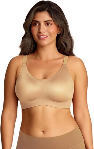 SheCurve Jelly Bras for Women, Wireless Seamless Bras, Supportive Bra Push Up Comfort Soft Full Coverage T-Shirt Bra in Saudi Arabia