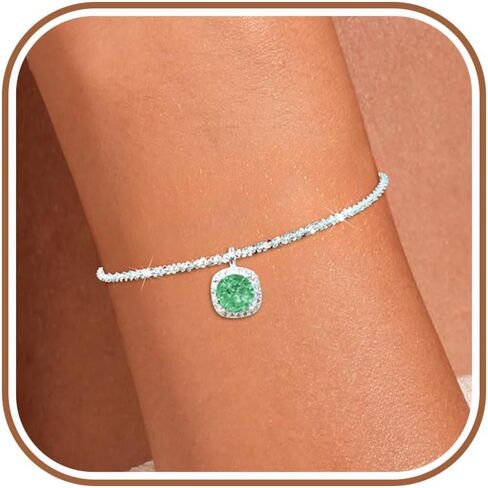 Dainty Shiny 925 Sterling Silver Bracelets for Women 14K Gold Plated Simple Twist Rope Chain Bracelet Minimalist Adjustable Link Charm Bracelet Jewelry Birthday Gifts for Mom in Saudi Arabia