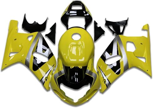 Fairing Silver Black Fit for Suzuki 2001 2002 2003 GSXR 600 750 Injection ABS Bodywork New Aftermarket Plastics Bodyframe Kit Set 01 02 03 GSX-R A094 in Saudi Arabia