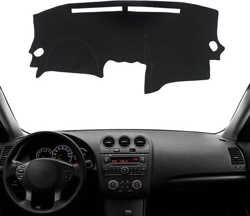 KEYOOG Dashboard Cover Dash Mat Fit for Ni-ssan 2020-2014 Rogue,2022-2017 Rogue Sport (Without HUD Models),Car Dash Board Mat Anti-Glare Carpet,Non-Slip Pad Sunshield Protector (Flannel) in Saudi Arabia