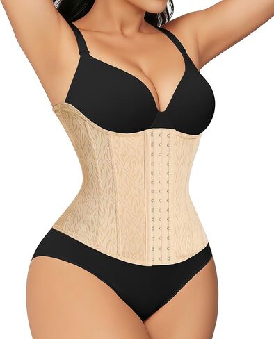 Nebility Waist Trainer Corset for Women Hourglass Body Shaper Tummy Control Faja Waist Cincher Shapewear Postpartum Girdle in Saudi Arabia