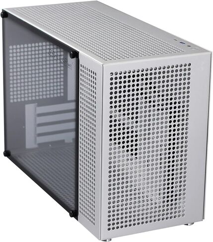 D3 MiniI TX Computer Case Full Aluminum Micro ATX Desktop PC Case in Silver Color Fits 280 Water Cooling in Saudi Arabia