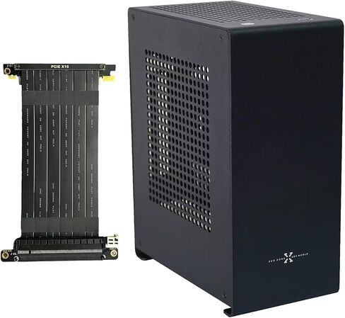 D3 MiniI TX Computer Case Full Aluminum Micro ATX Desktop PC Case in Silver Color Fits 280 Water Cooling in Saudi Arabia