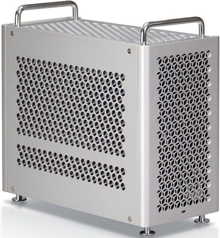 D3 MiniI TX Computer Case Full Aluminum Micro ATX Desktop PC Case in Silver Color Fits 280 Water Cooling in Saudi Arabia