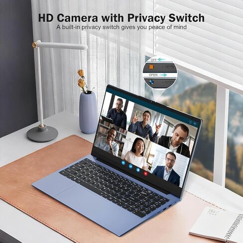 كمبيوتر محمول 15.6 بوصة FHD للطلاب AMD Ryzen 5 (Beat i5-1135G7، حتى 3.7 جيجا هرتز) 16 جيجا بايت رام 512 جيجا بايت SSD، Radeon Vega 8 GPU للألعاب مع شحن سريع 65 وات BT5.0 كاميرا ويب مصراع الخصوصية Numpad للدراسة المنزلية والمكتبية in Kuwait