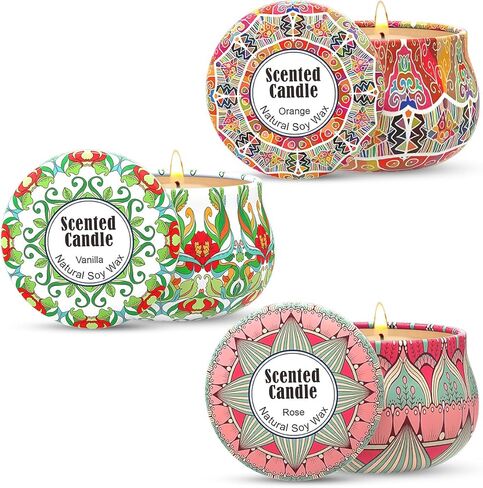 Citronella Candle Outdoor, Large 3 Wicks 13.5oz Soy Wax Bugs Away Candles for Outside Patio Porch, 3 Packs in Saudi Arabia