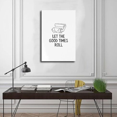 Flush The Toilet Sign, Nursery School Bathroom Rules Printable, Poster Frame 12x18inch in Saudi Arabia
