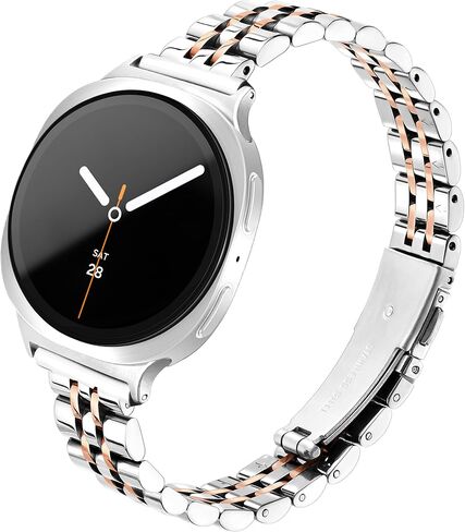 wipalor Slim Metal Band for Samsung Galaxy Watch 8 Band 40mm 44mm/Galaxy Watch 8 Classic 46mm for Women, Thin Metal Galaxy Watch Bands for Women for Samsung Watch Bands 8 8 Classic-Gold in Saudi Arabia
