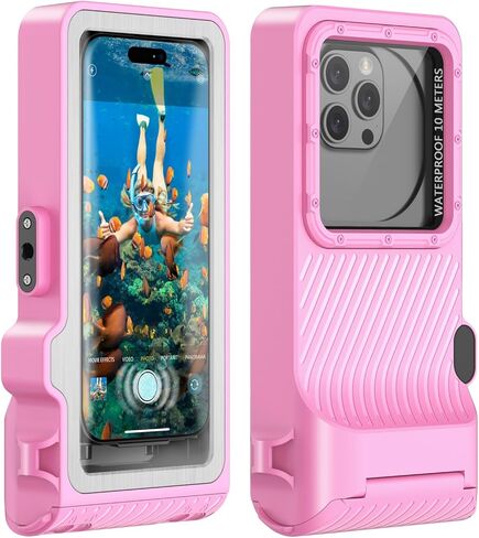 Waterproof Phone Case for Snorkeling - Underwater Touchscreen Housing, Universal Underwater Photo&Video Diving Case for iPhone 17/16/15/14 Pro Max Samsung Galaxy S25/S24 Ultra Up to 6.9'' Black in Saudi Arabia