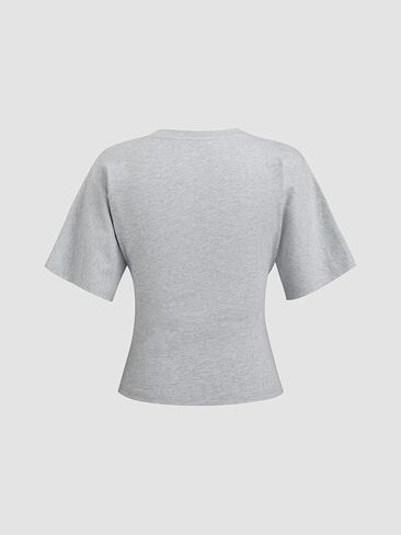 CIDER Women's Tops Crew Neck Short Sleeve T-Shirt Basic Tees Slim Fit Cotton Summer Casual T Shirt in Saudi Arabia