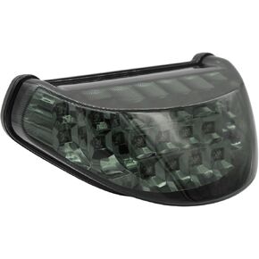 الضوء الخلفي - مصباح إشارة الانعطاف LED المدمج لفرامل الذيل متوافق مع Kawasaki ZX12R Ninja ZX-12R 2000-2005 (أسود) in Kuwait