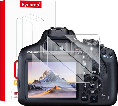 3-Pack Screen Protector for Canon Powershot G7 X Mark III Camera, Tempered Glass Film, Impact-Protection, HD, Anti-Shatter, Anti-Scratch, 9H Hardness, 2.5D Curved Edges, Case Friendly, Bubble Free in Saudi Arabia