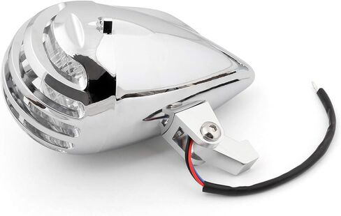 Artudatech Motorcycle Chrome Bullet Headlight Lamp For Cafe Racer Bobber Chopper Custom For Metric bikes/For Cruisers/For Choppers/For Cafe racers/For Bobber/For Old School in Saudi Arabia
