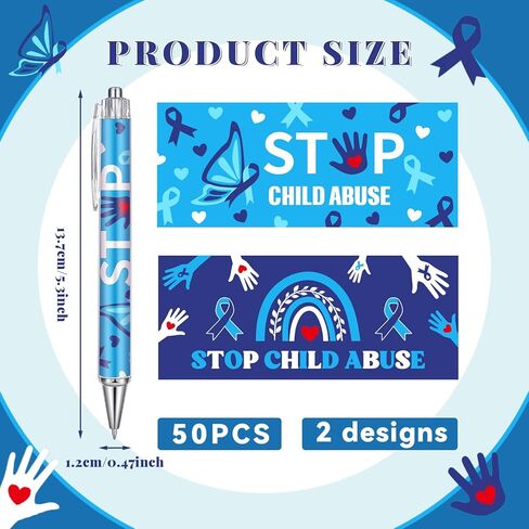 50 Pcs Autism Awareness Pens Colorful Puzzle Pieces Pens Retractable Inspirational Ballpoint Pen for Autism Acceptance Motivational Gift in Saudi Arabia