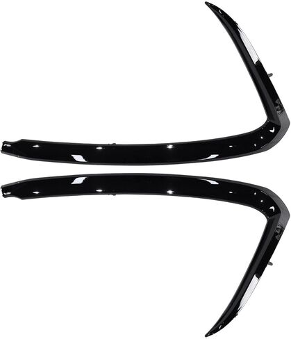 Front Bumper Trim Set Chrome Compatible with 2016-2022 Mazda CX-9 TK5050130A, TK5050120A Left Driver & Right Passenger Side in Saudi Arabia